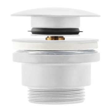 REA-A2361 - Tvättställsventil CLICK-CLACK Ø 6,4 cm, matt vit