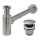 REA-A4400 - Sifon till handfat med CLICK-CLACK-bottenventil Ø 6,4 cm nickel