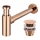 REA-A8541 - Tvättställssifon med Click-Clack-bottenventil, Ø 6,4 cm, roséguld