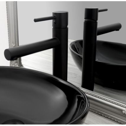 REA-B0229 - Tvättställsblandare TESS 31,5 cm svart