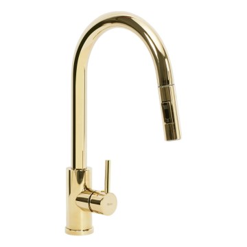 REA-B0669 - Köksblandare med utdragbar handdusch FRESH 39,5 cm guld