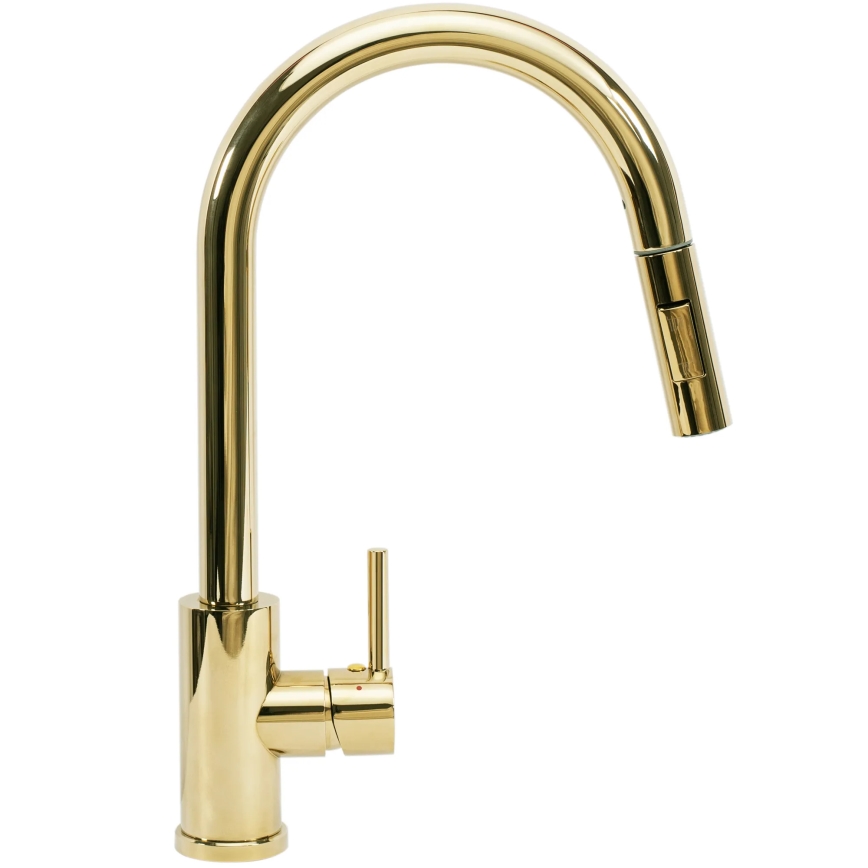 REA-B0669 - Köksblandare med utdragbar handdusch FRESH 39,5 cm guld