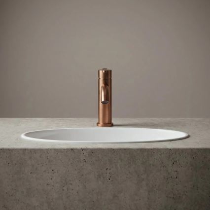 REA-B0970 - Tvättställsblandare ONTARIO 17,5 cm i borstad koppar