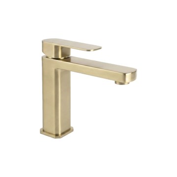 REA-B0976 - Tvättställsblandare ARLO 17 cm i borstat guld
