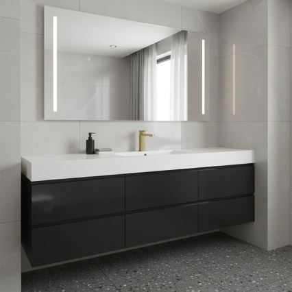 REA-B0976 - Tvättställsblandare ARLO 17 cm i borstat guld