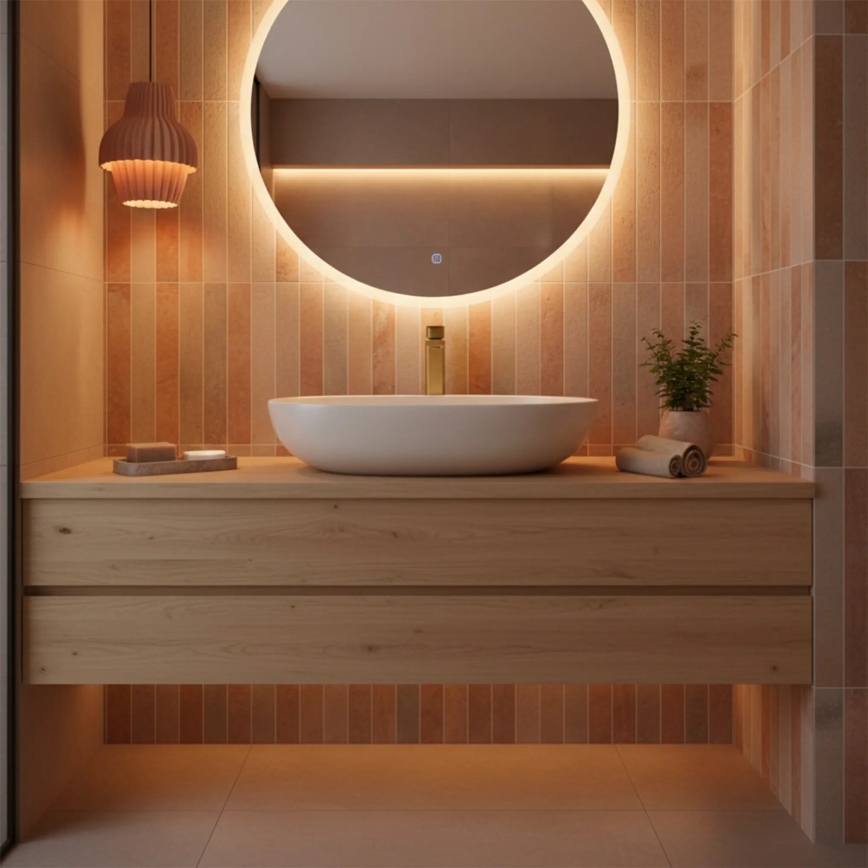 REA-B0977 - Tvättställsblandare ARLO 30 cm borstad guldfinish