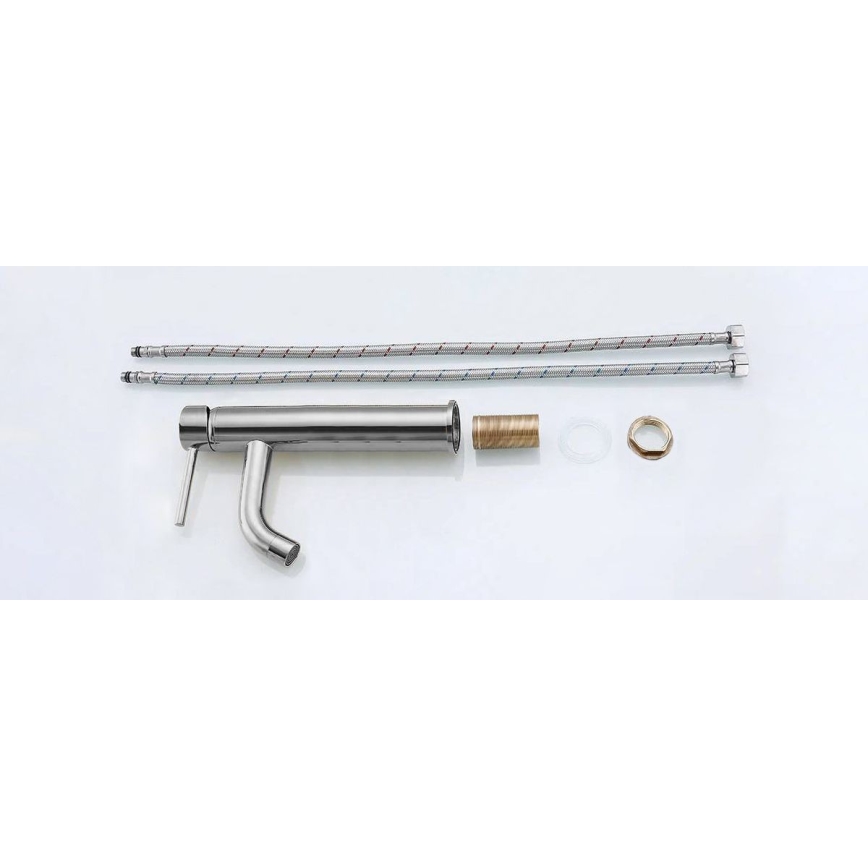 REA-B4104 - Tvättställsblandare LUNGO 28 cm, polerad krom