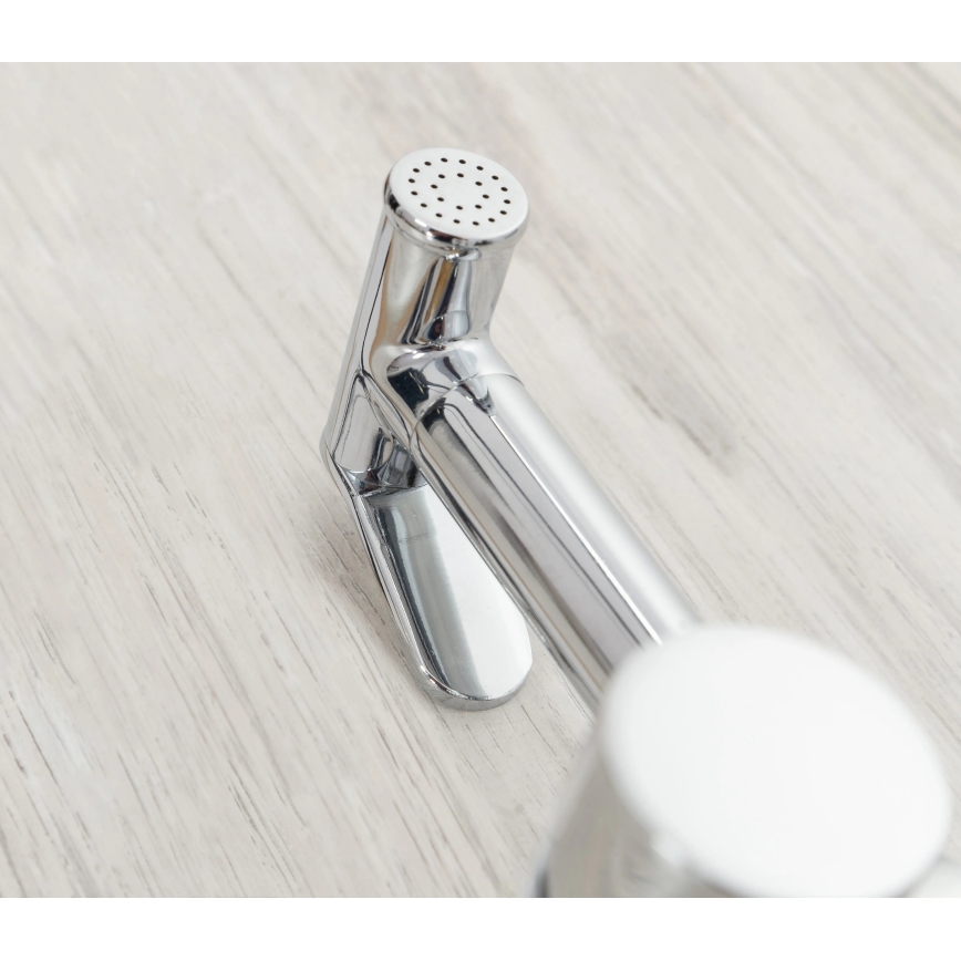 REA-B4106 - Bidettblandare med handdusch för infällt montage LUNGO, blank krom