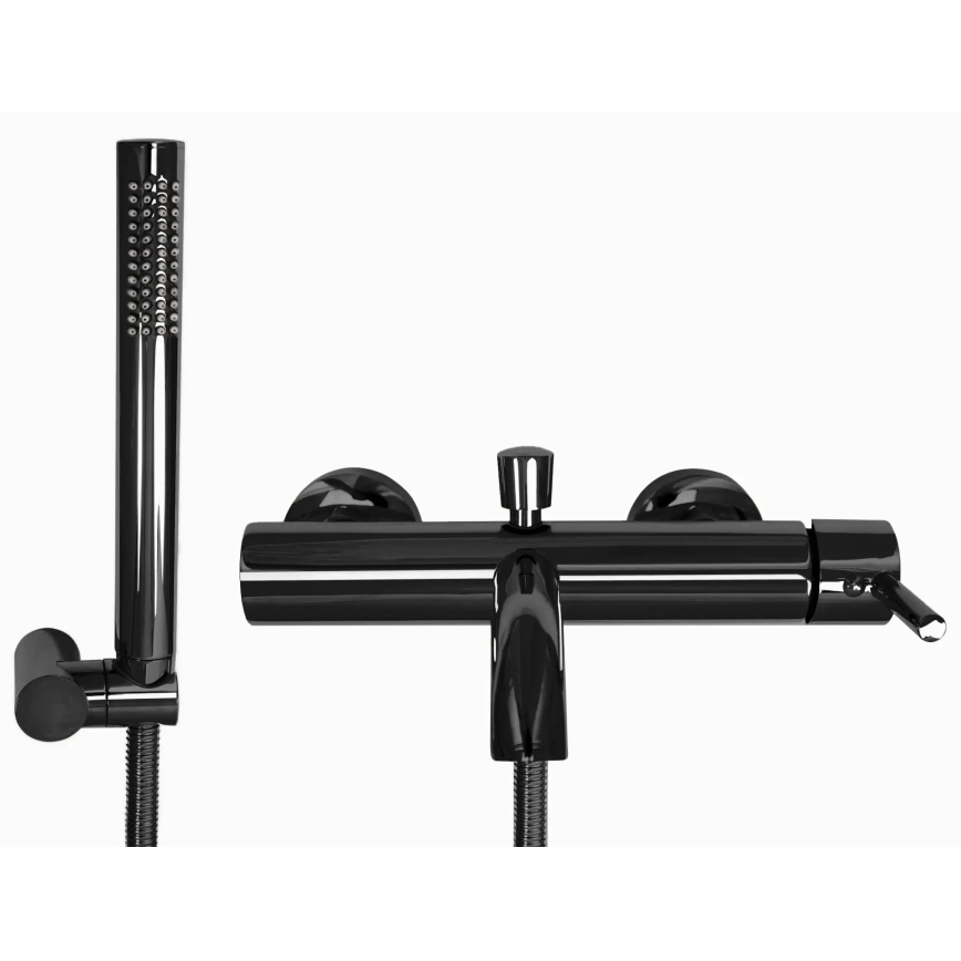 REA-B4422 - Badkarsset LUNGO i blank svart