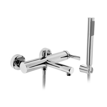 REA-B4525 - Badkarsset PIXEL, blankpolerad krom
