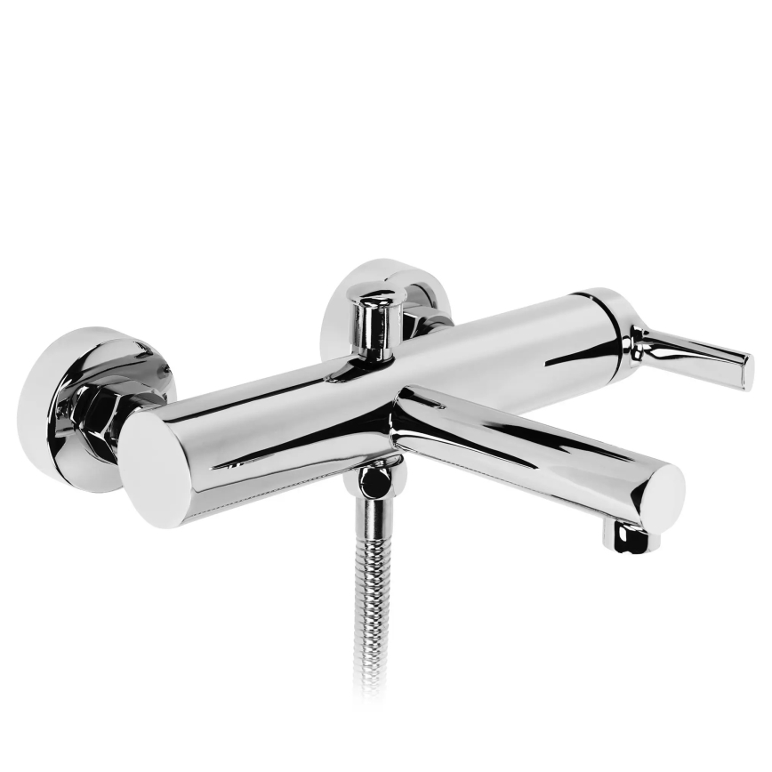 REA-B4525 - Badkarsset PIXEL, blankpolerad krom