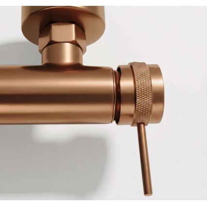 REA-B4567 - Badkarsset LUNGO borstad koppar