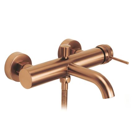 REA-B4567 - Badkarsset LUNGO borstad koppar