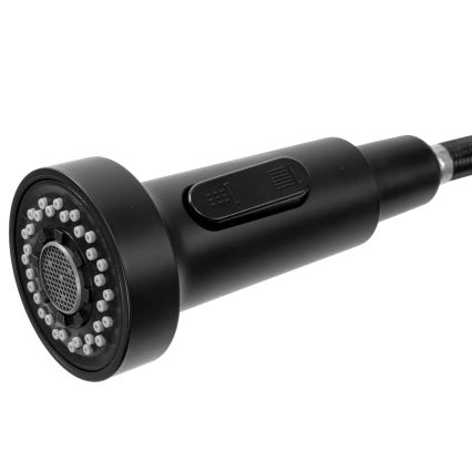 REA-B4820 - Diskbänksblandare med utdragbar pip COLIN 42,5 cm svart