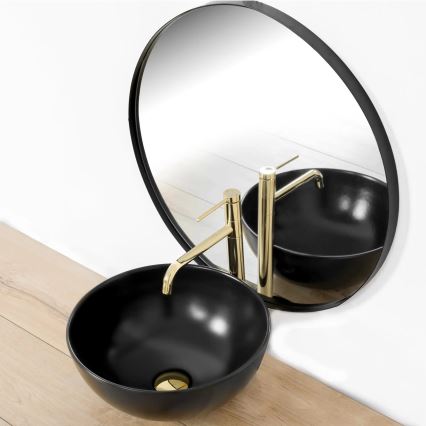 REA-B5002 - Tvättställsblandare LUGANO 34 cm, guld