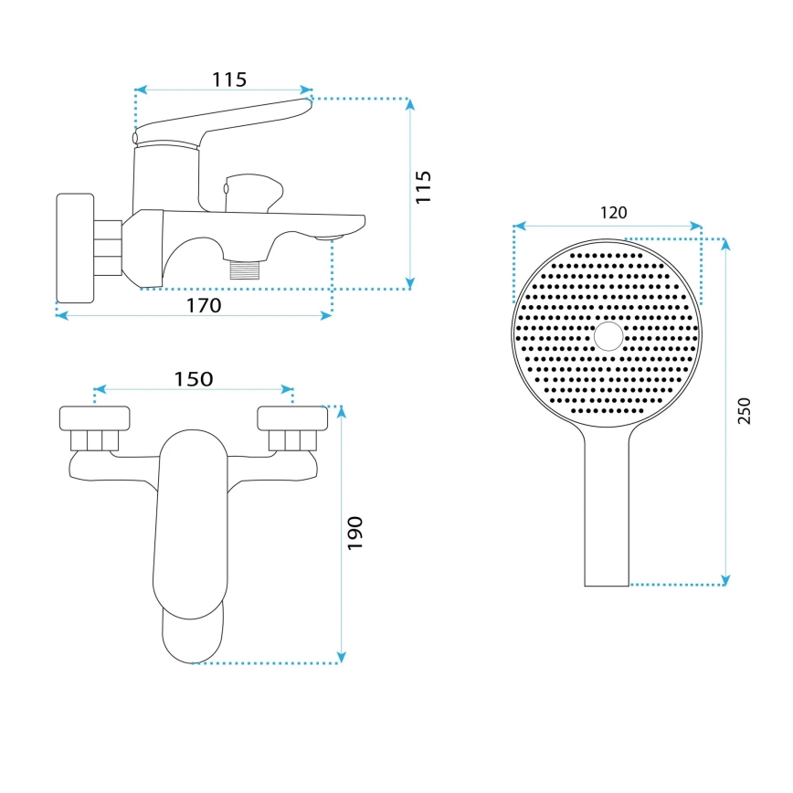 REA-B5063 - Badkarsset MARCO titan