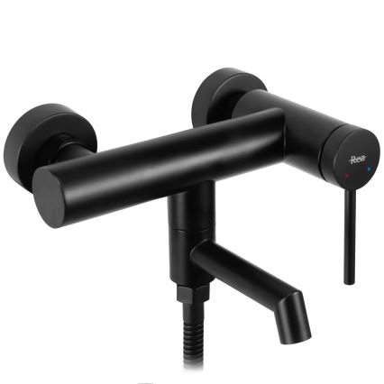 REA-B5099 - FOSS badkarsset i matt svart