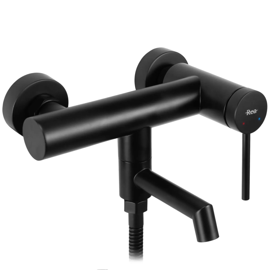 REA-B5099 - FOSS badkarsset i matt svart