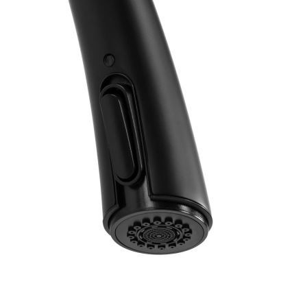 REA-B5313 - Köksblandare med utdragbar handdusch ROSS 43 cm svart