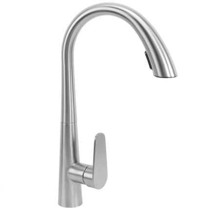 REA-B5314 - Köksblandare med utdragsdusch ROSS 43 cm nickel