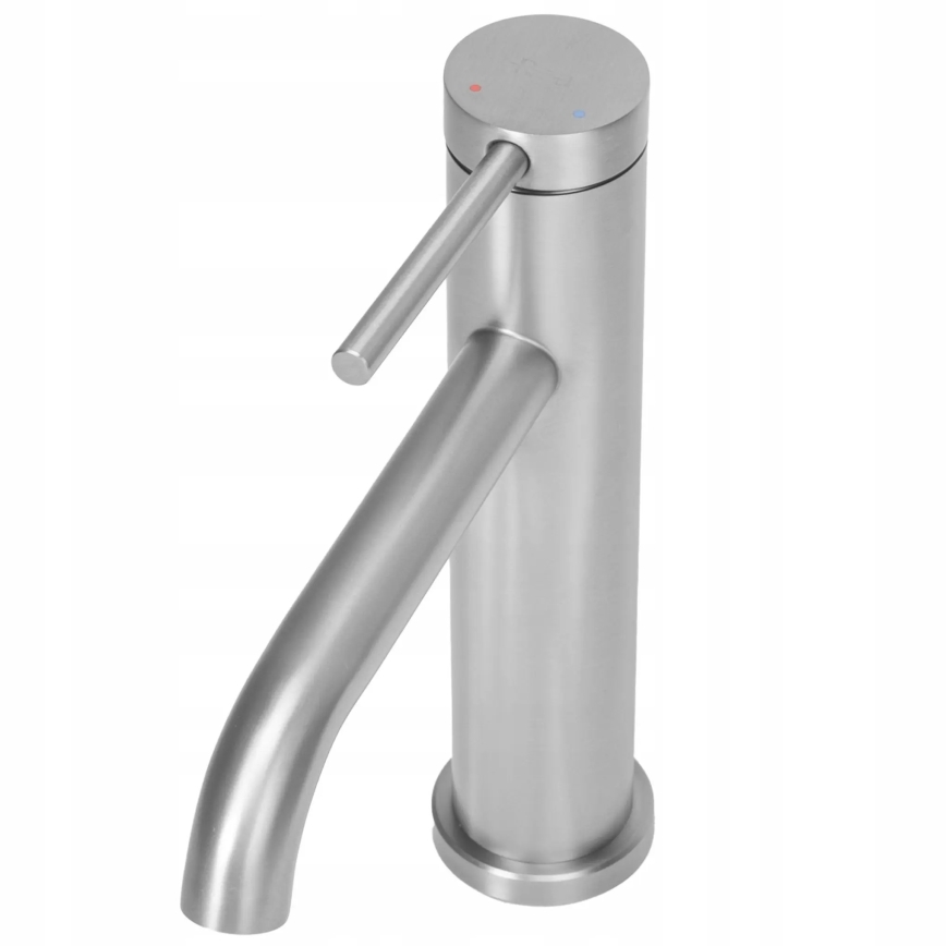 REA-B5324 - Tvättställsblandare CLIF 20,5 cm borstat stål