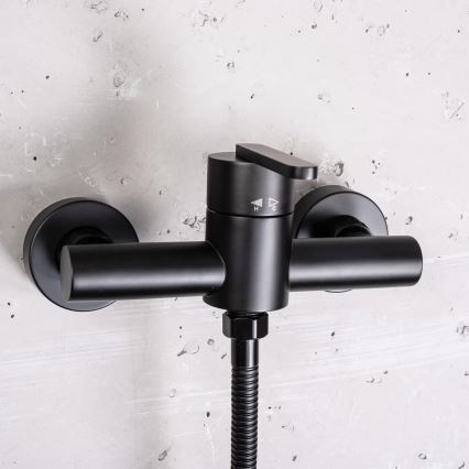 REA-B5500 - Duschset med blandare ONTARIO svart