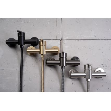 REA-B5500 - Duschset med blandare ONTARIO svart