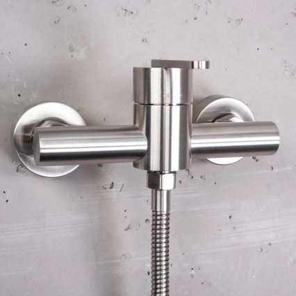 REA-B5502 - Duschset med blandare ONTARIO, nickel