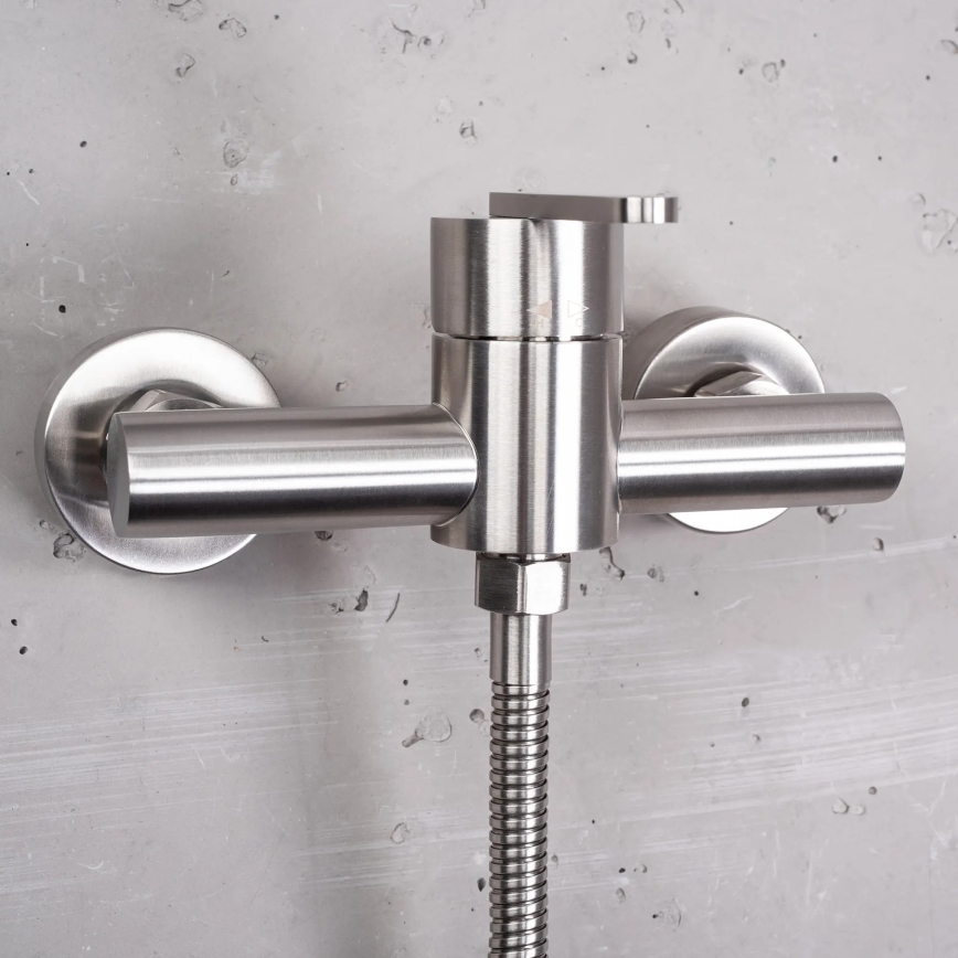 REA-B5502 - Duschset med blandare ONTARIO, nickel