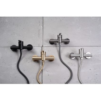 REA-B5502 - Duschset med blandare ONTARIO, nickel