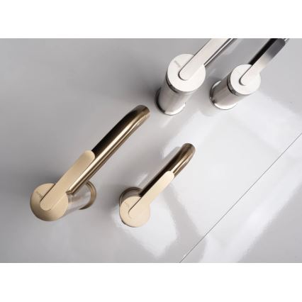 REA-B5509 - Tvättställsblandare ONTARIO 30 cm, borstad guldfinish
