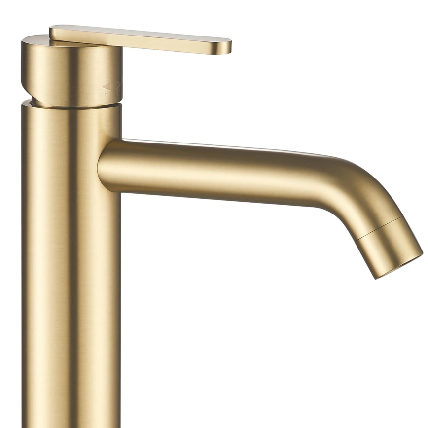 REA-B5509 - Tvättställsblandare ONTARIO 30 cm, borstad guldfinish