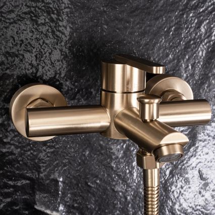 REA-B5513 - Badkarsset ONTARIO i borstat guld