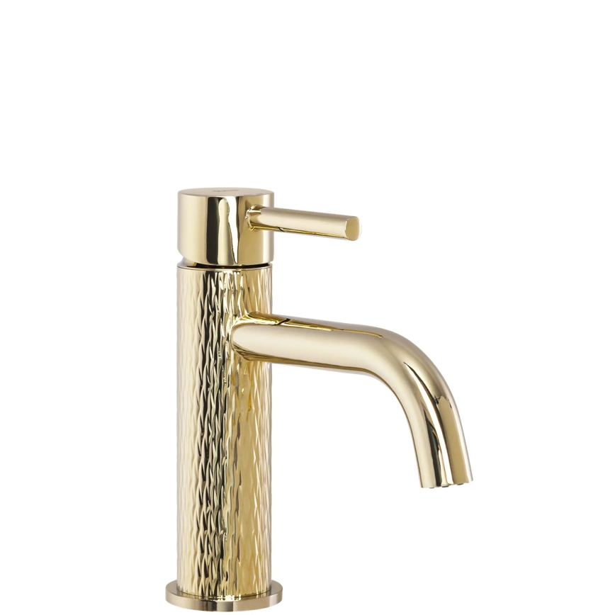 REA-B6322 - Tvättställsblandare LUNGO ART 16,5 cm, guld