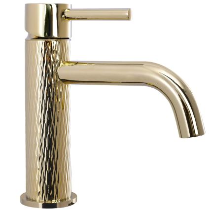REA-B6322 - Tvättställsblandare LUNGO ART 16,5 cm, guld