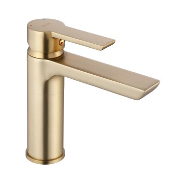 REA-B6410 - Tvättställsblandare ARGUS 16 cm borstad guldfinish