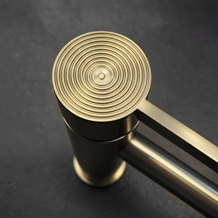REA-B6444 - Tvättställsblandare FOSTER 18,2 cm i guld