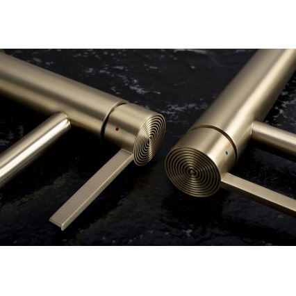 REA-B6444 - Tvättställsblandare FOSTER 18,2 cm i guld