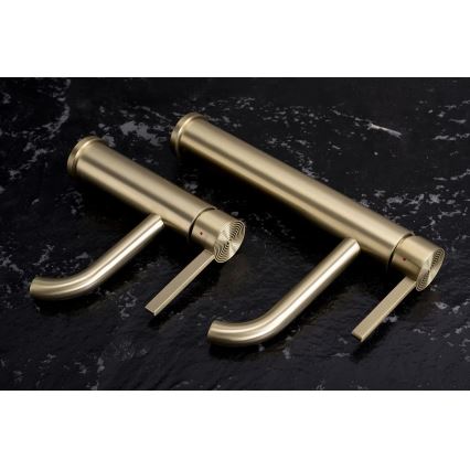 REA-B6444 - Tvättställsblandare FOSTER 18,2 cm i guld