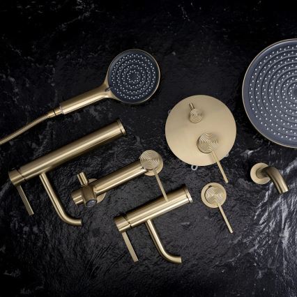 REA-B6444 - Tvättställsblandare FOSTER 18,2 cm i guld