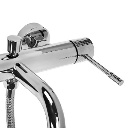 REA-B6447 - Badkarsset LUNGO DIAMOND i blank krom