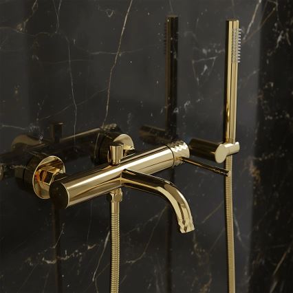 REA-B6448 - Badkarsset LUNGO DIAMOND i guld