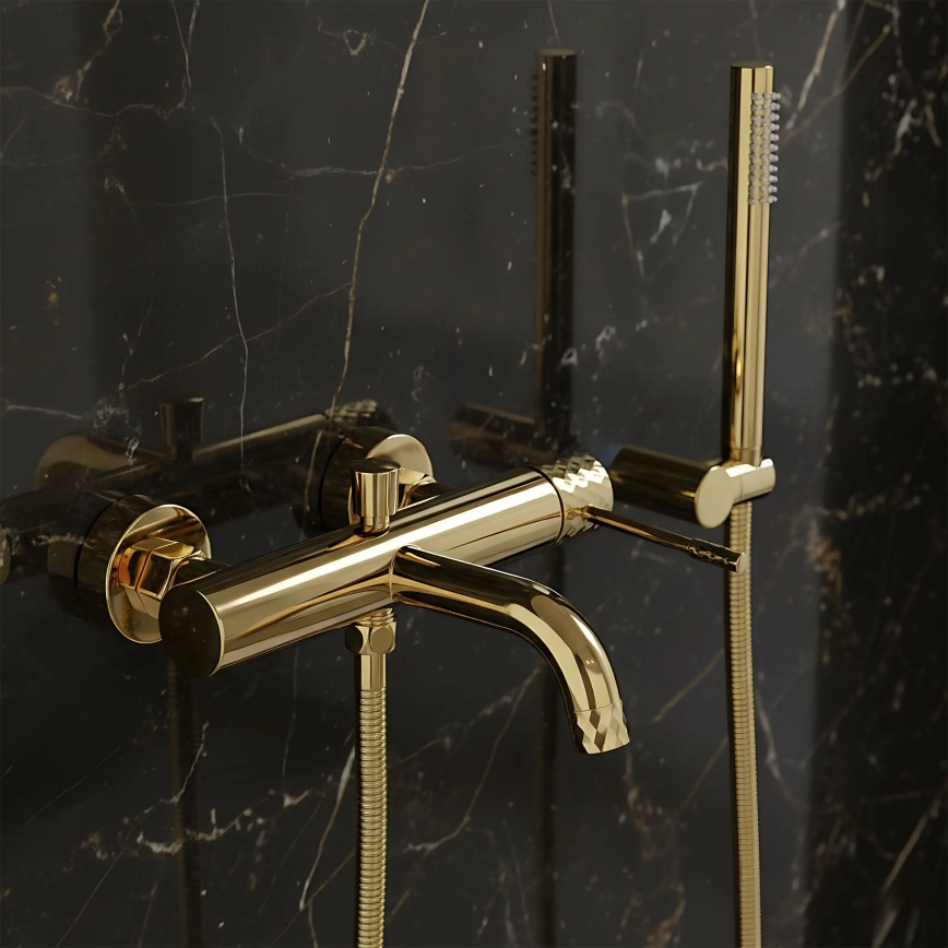 REA-B6448 - Badkarsset LUNGO DIAMOND i guld