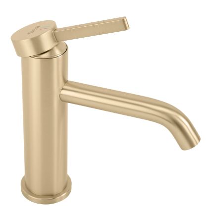 REA-B6533 - Tvättställsblandare RIVO 16,5 cm borstat guld