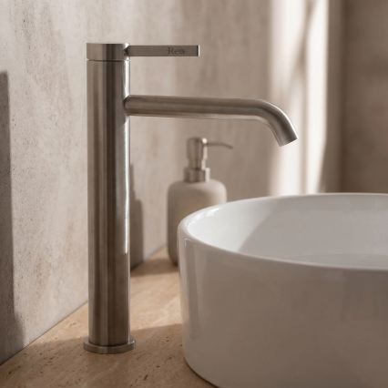 REA-B6538 - Tvättställsblandare RIVO 28 cm, nickelutförande