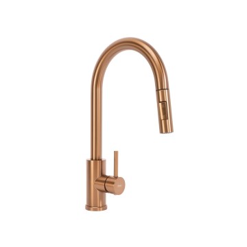 REA-B6560 - Köksblandare FRESH med utdragbar dusch, 45 cm, borstad koppar