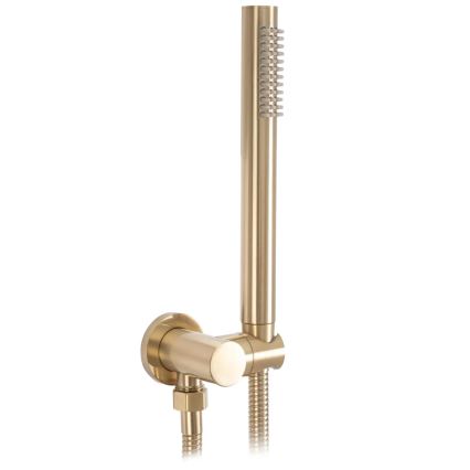 REA-B7503 - Badkarsset med infälld blandare LUNGO i borstad guld