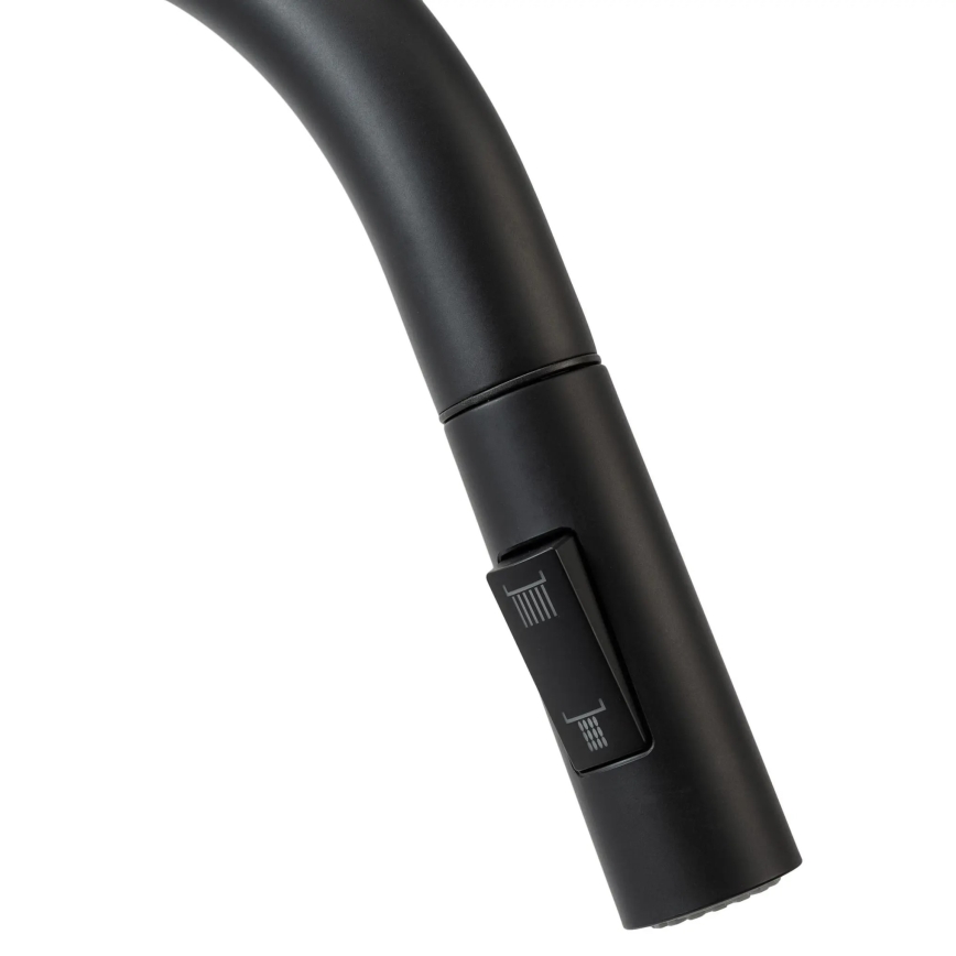 REA-B7564 - Köksblandare med utdragbar handdusch och inbyggd filtrering ECO FRESH 37,5 cm matt svart