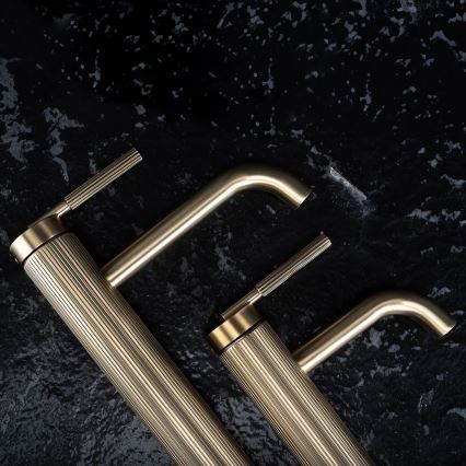 REA-B7802 - Tvättställsblandare ARGON 29,5 cm borstad guldfinish