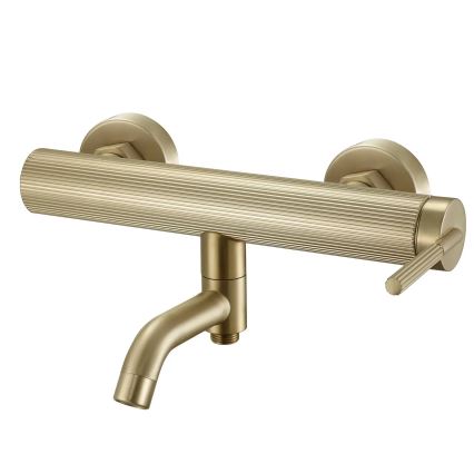 REA-B7804 - Badkarsset ARGON borstad guldfinish